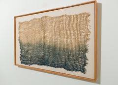 « Costa » : jute tissé à la main et teint à l'indigo, cousu sur de la toile