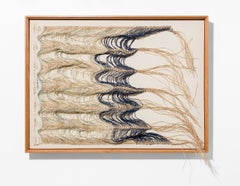 «Se encuentra con el mar»: tejido contemporáneo tridimensional, tejido y teñido a mano