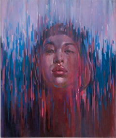 “More than Enough" Expressive Contemporary Oil Painting, Abstract Portrait
