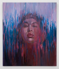 “More than Enough" Expressive Contemporary Oil Painting, Abstract Portrait