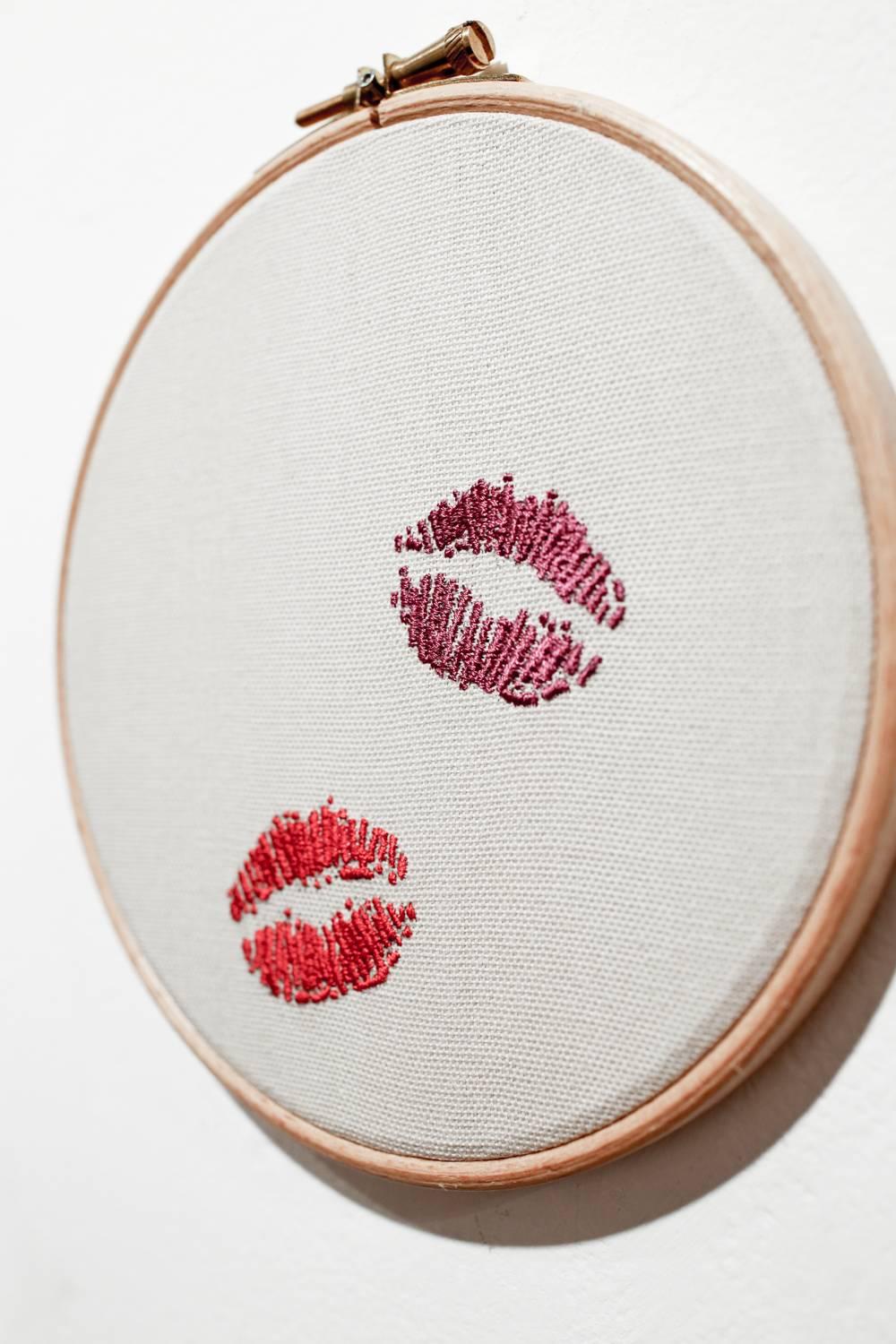 Lipstick Traces I - Contemporary Art by Sam P. Gibson
