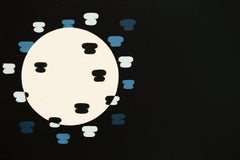 MTHS Acrylic Painting on Wood Panel, Contemporary, 21st Century, 6"x6"