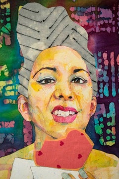 Messy as Herself (Eating a Doughnut)