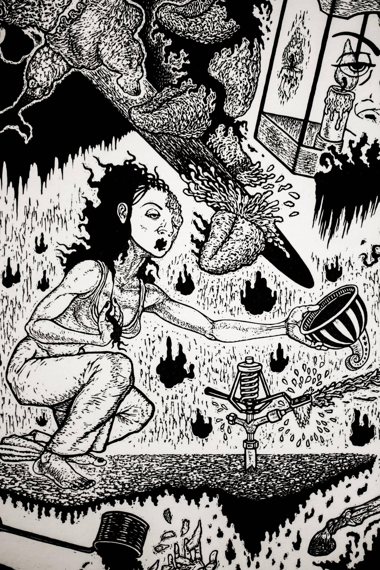 Fantasmas americanos - Print Contemporáneo de Jesse Shaw