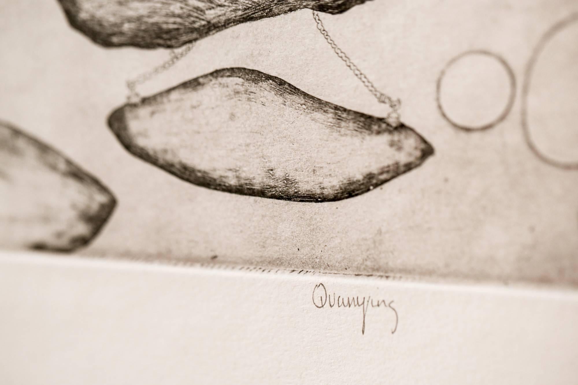 Quarrying - Contemporary Print by Katie VanVliet