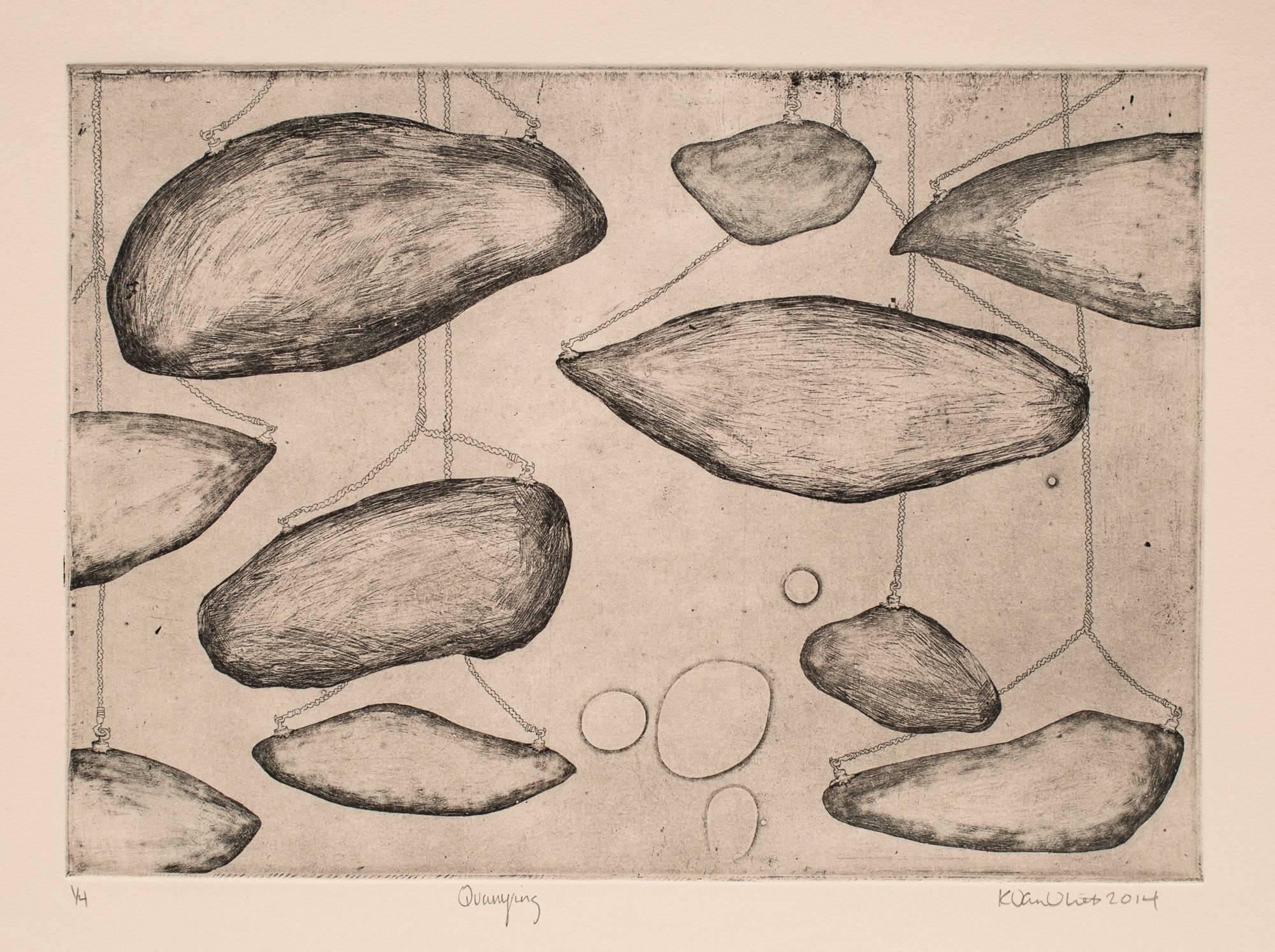 Katie VanVliet Abstract Print - Quarrying