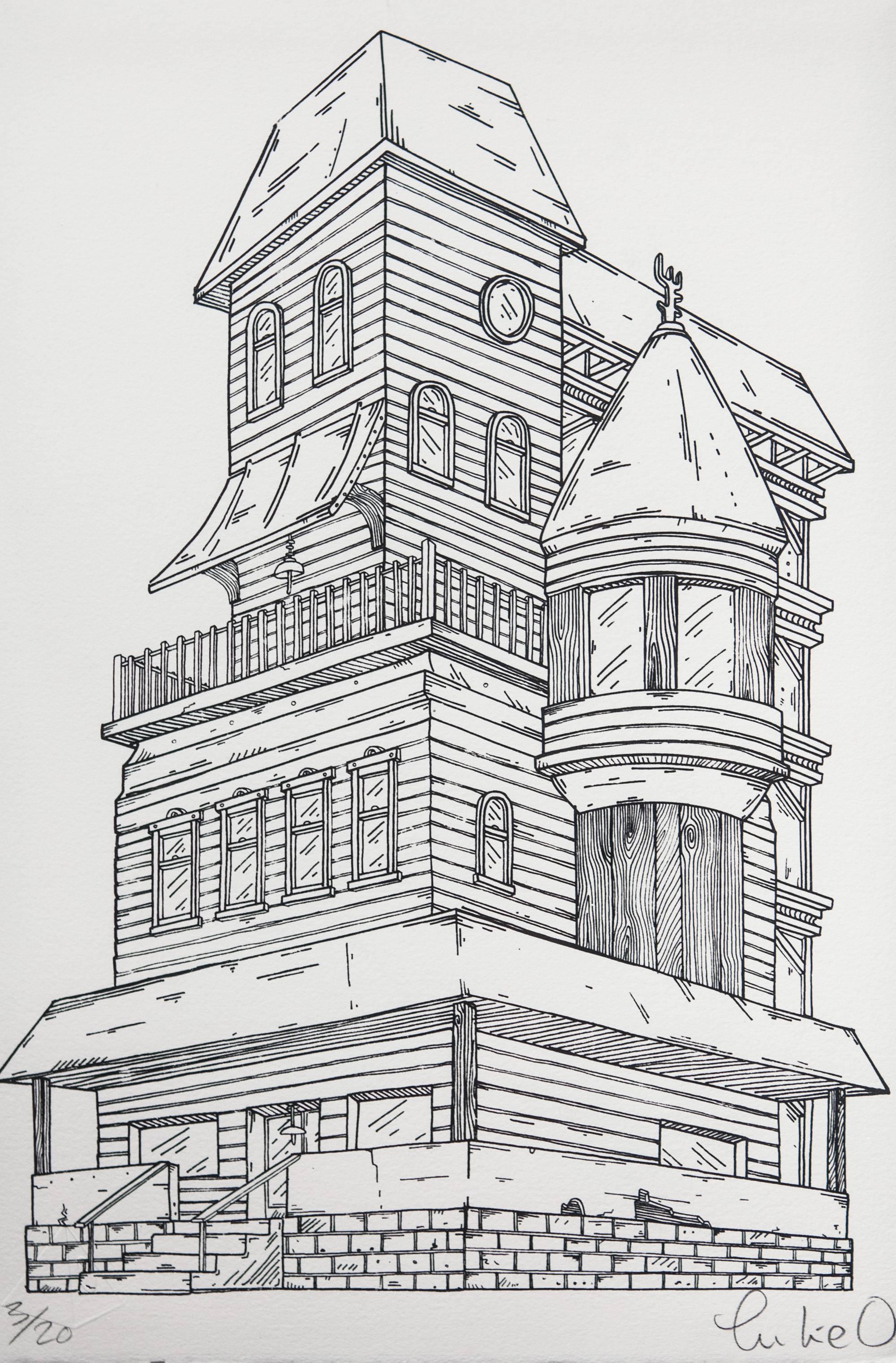 Winchester Heights - Print by Luke O'Sullivan