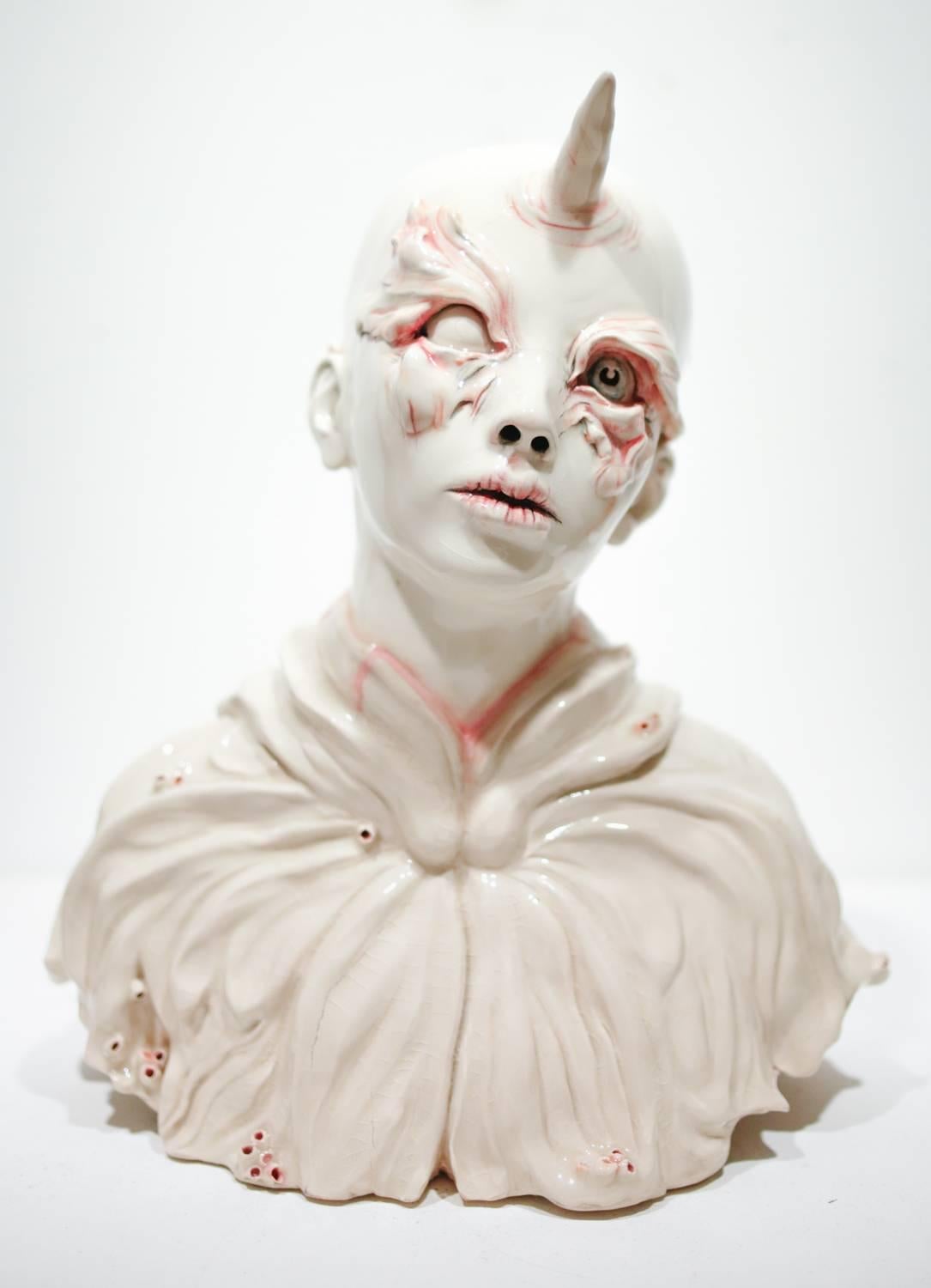 Who Looks Forward When You Look Back? - Sculpture by Sarah Louise Davey
