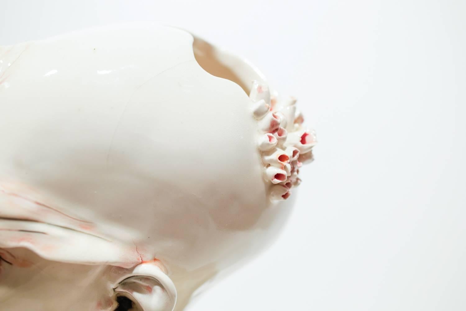 This is an original, unique ceramic sculpture by Sarah Louise Davey measuring 16in x 13in x 7in.

Sarah Louise Davey is a Philadelphia artist currently pursuing an MFA in Ceramics at University of Florida – 2019.

