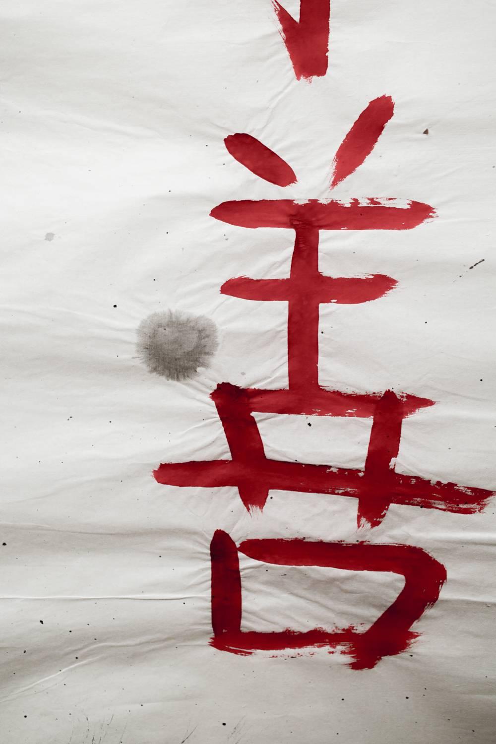 Encre « Angry Chinese Painter Series II » sur papier Xuan en vente 1