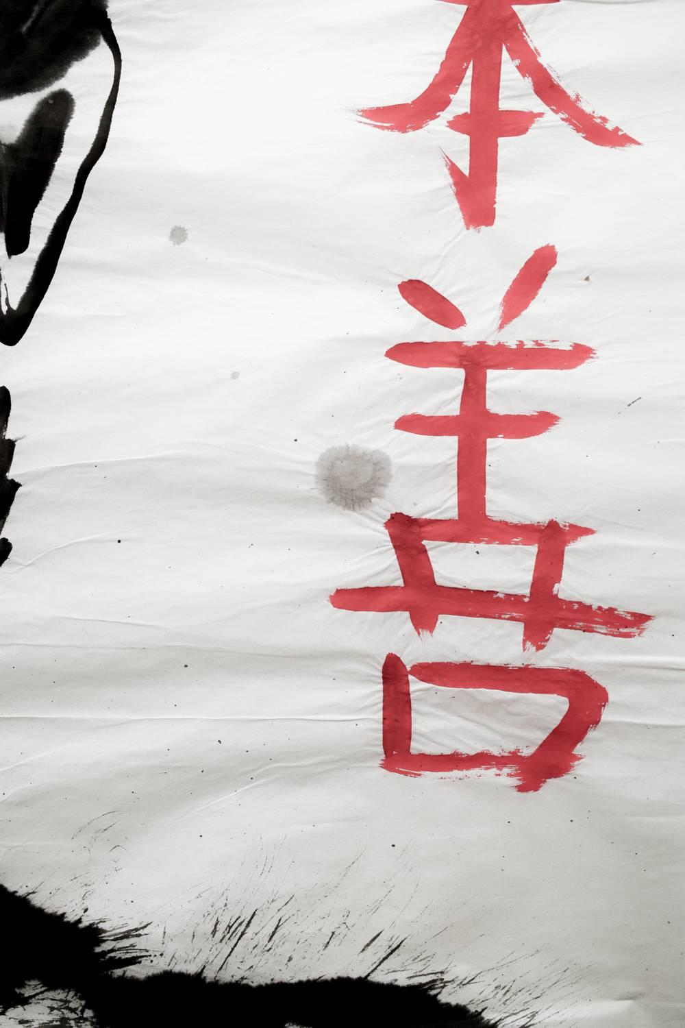 Encre « Angry Chinese Painter Series II » sur papier Xuan en vente 3