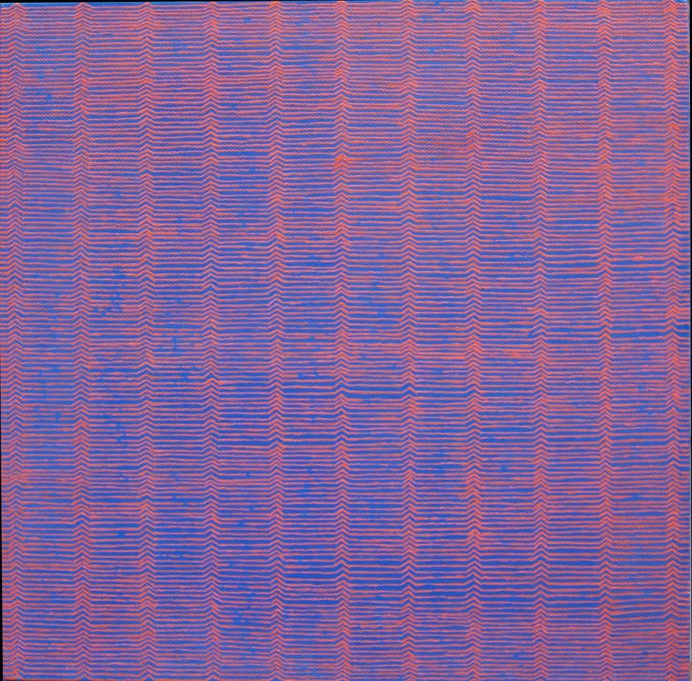 Susan Bleakley Abstract Painting - Blue And Orange