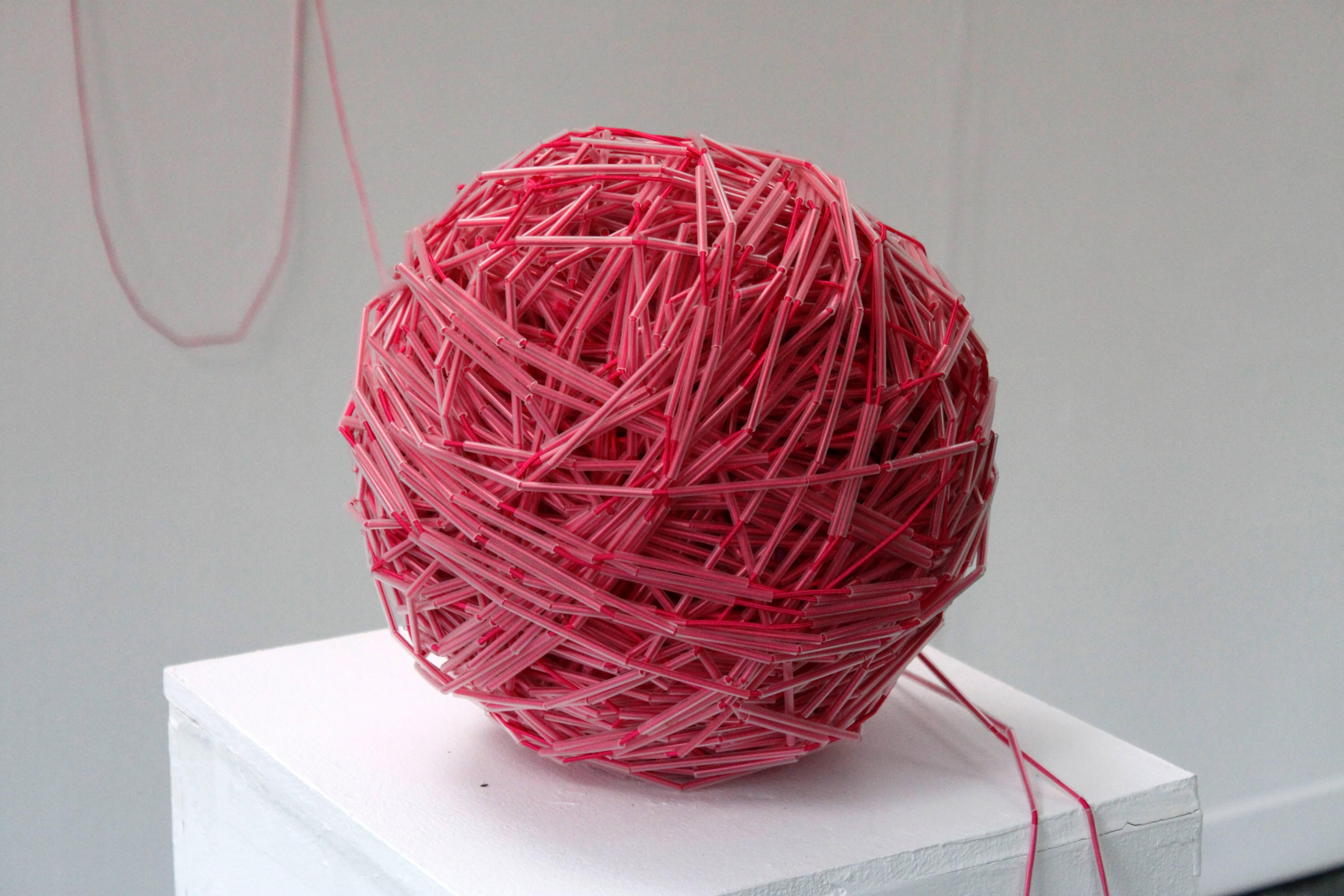 Susan Bleakley Abstract Sculpture - Dreaming Of Knitting