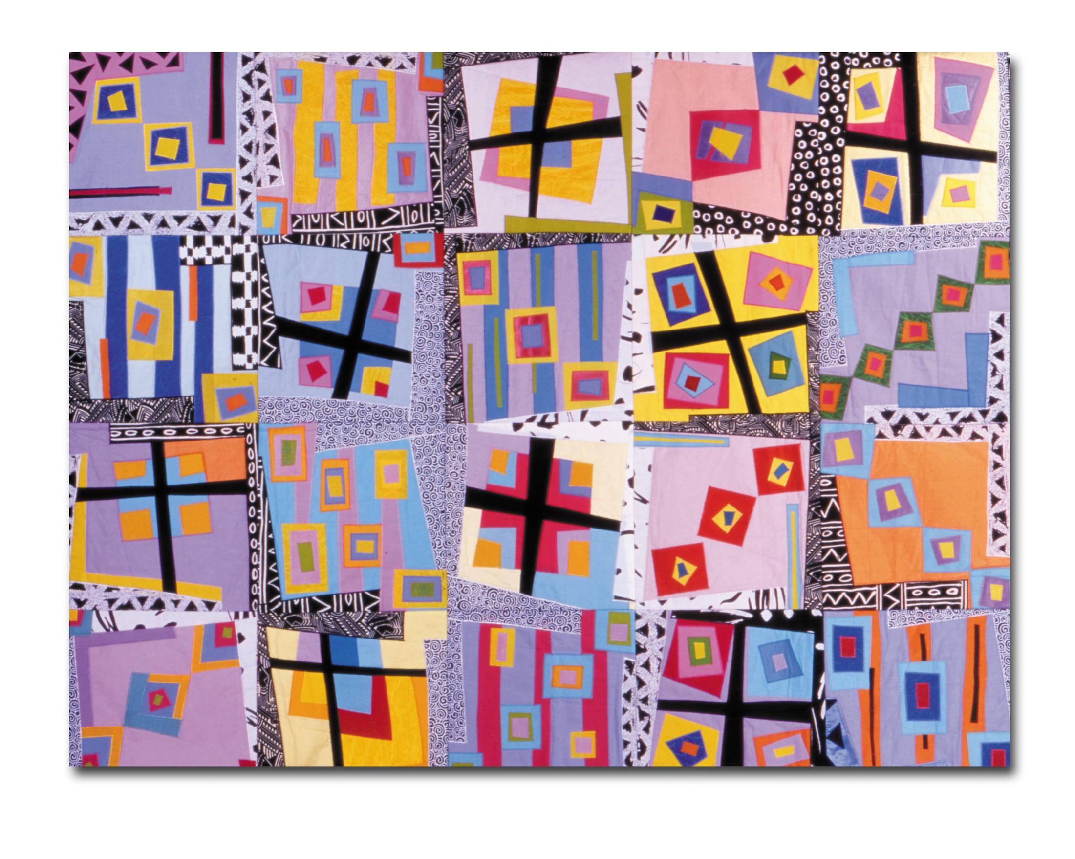 Ice Cold In Alice, Contemporary Quilt - Art by Bethan Ash