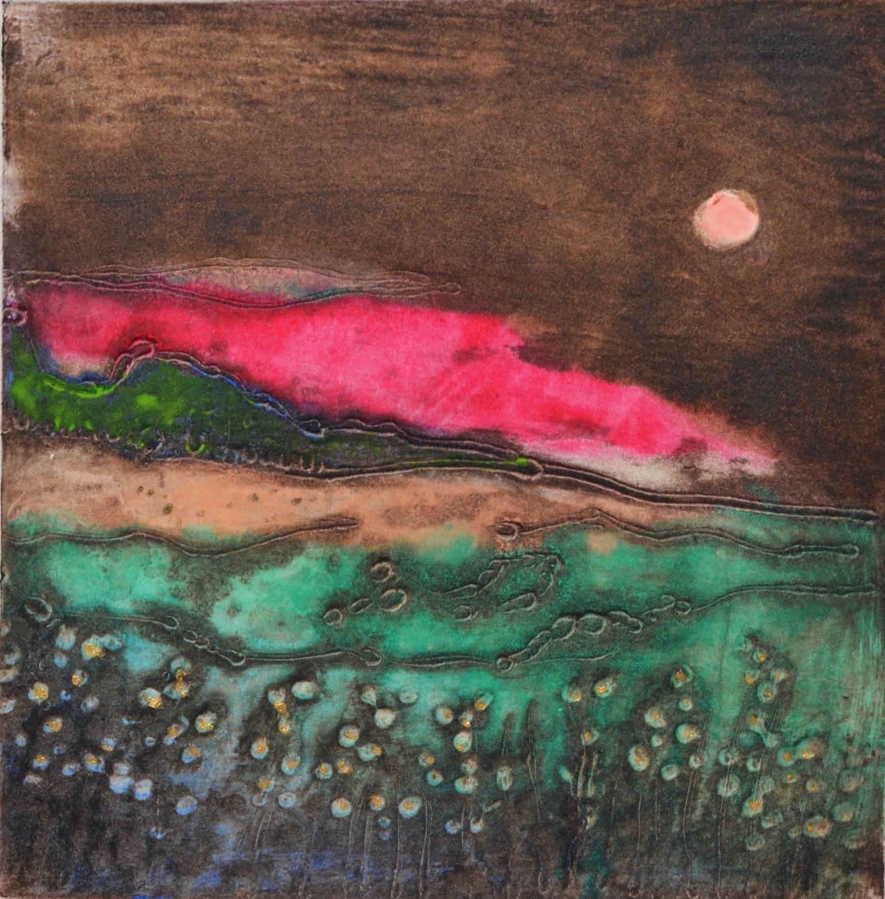 Ian Laurie Landscape Print - Red Sky At Night 2