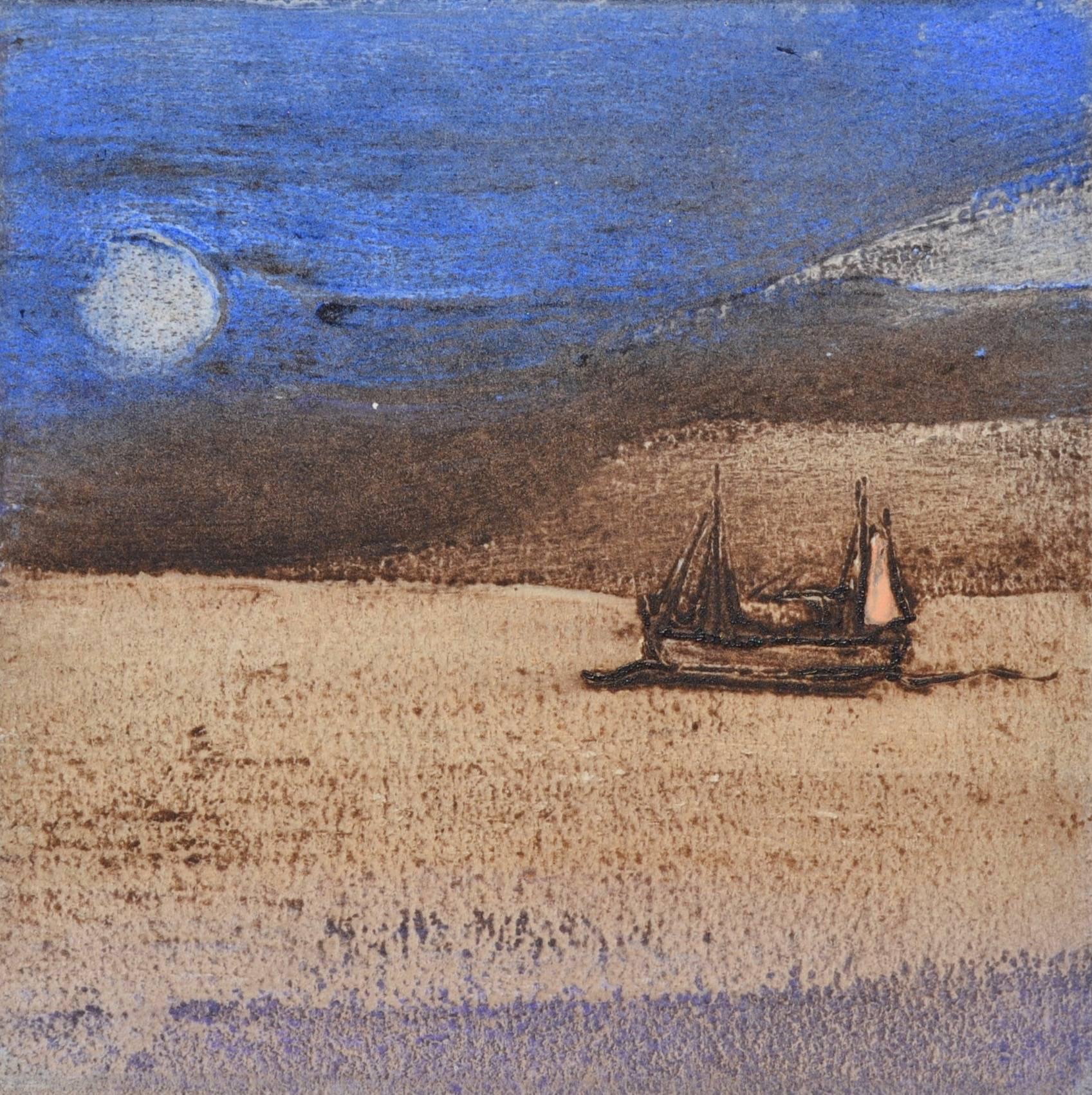 Night Fishing> .Contemporary Limited Edition Etching
