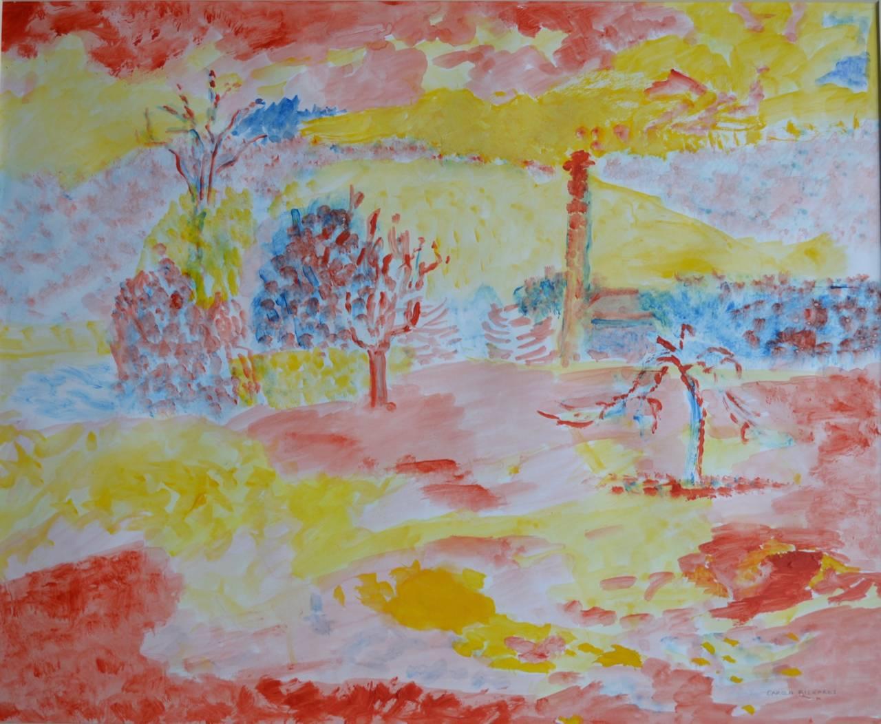 Carola Richards Landscape Painting - The Park