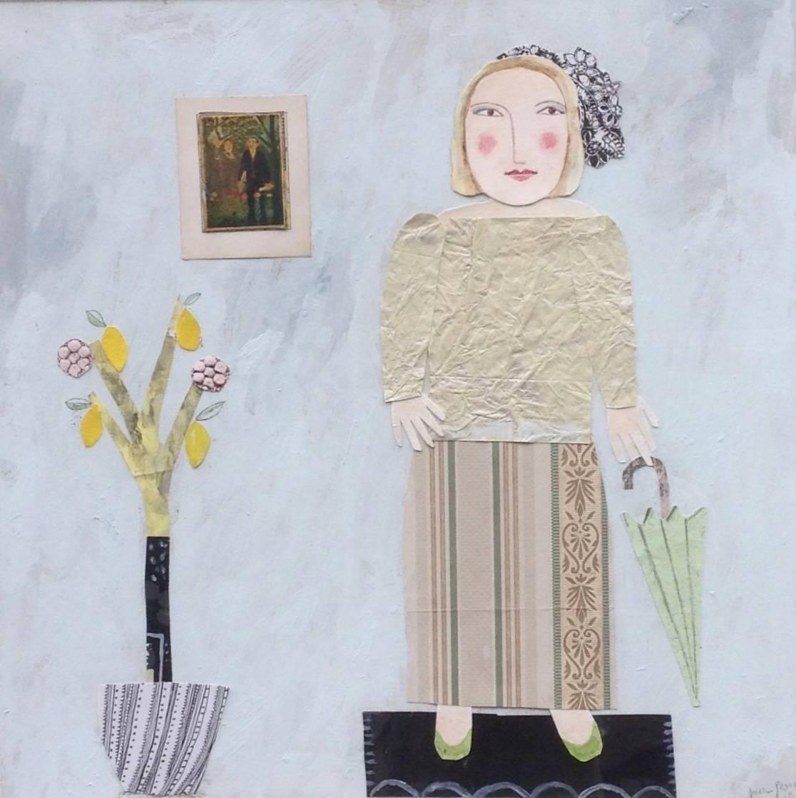 Daisy May Knew Henry Rousseau - Mixed Media Art by Jocelyn Prosser