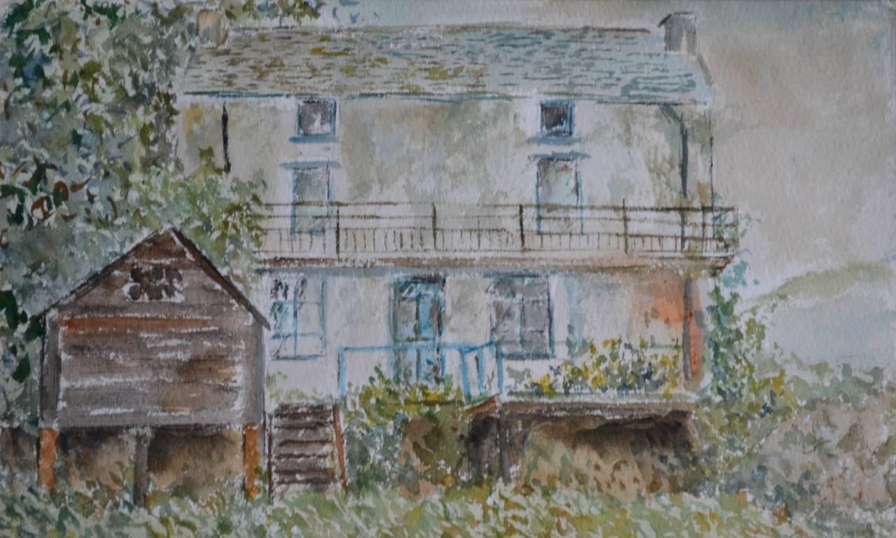 Landscape Art Phillip Alder - Dylan Thomas's Boathouse Studio, 1969