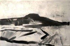 Paysage du Pembrokeshire : Paysage expressionniste abstrait contemporain