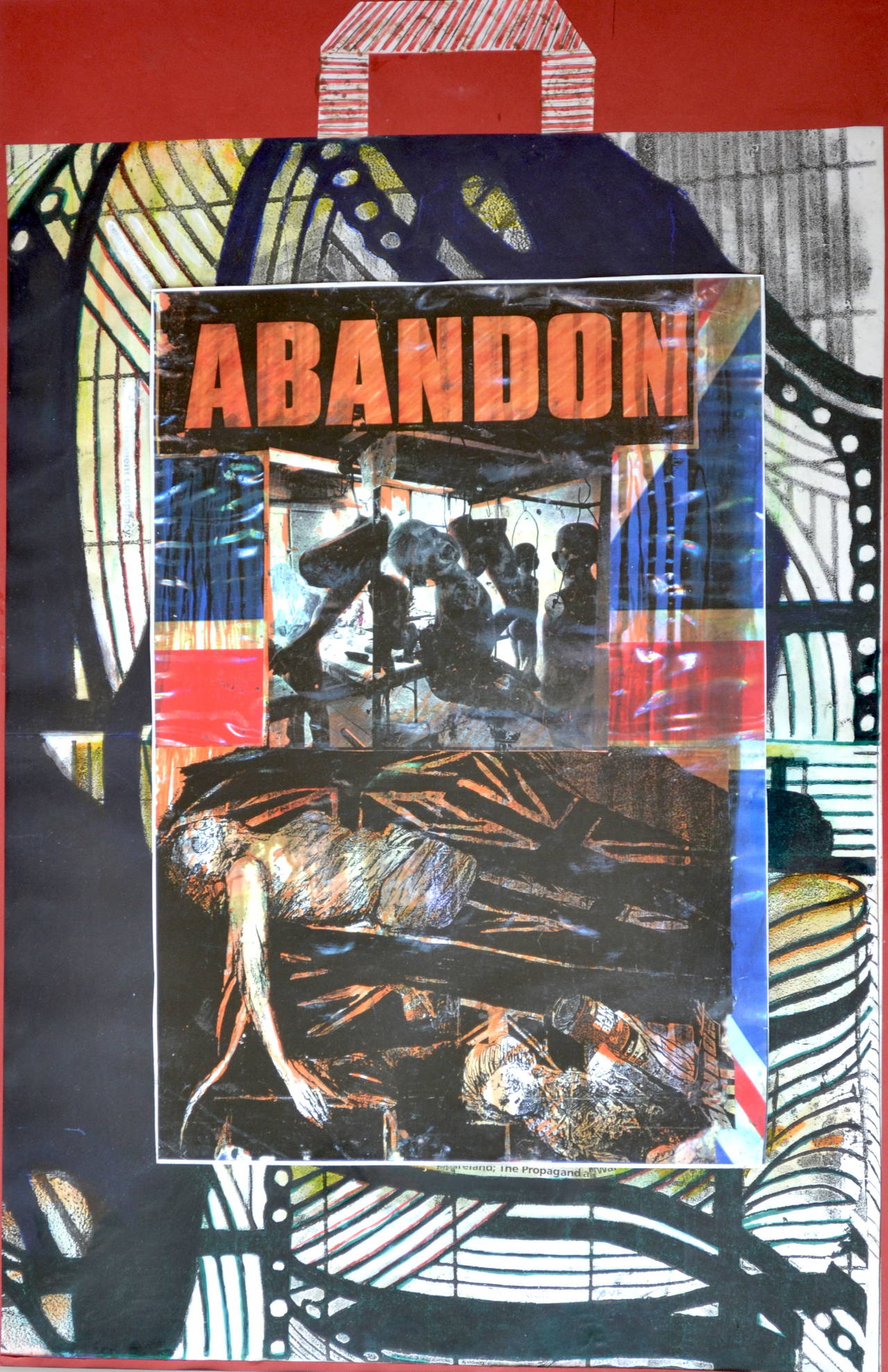 Patrick Bew Abstract Painting - Abandon II, Beans