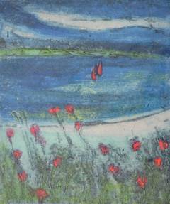 Poppies By The Sea