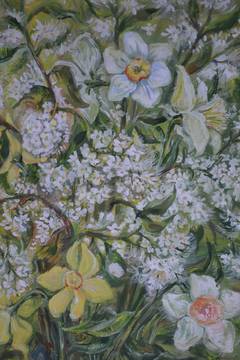 Daffodils & Apple Blossoms 2