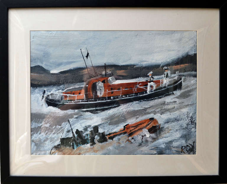 Life Boat Rescue - Art by Roy Davey