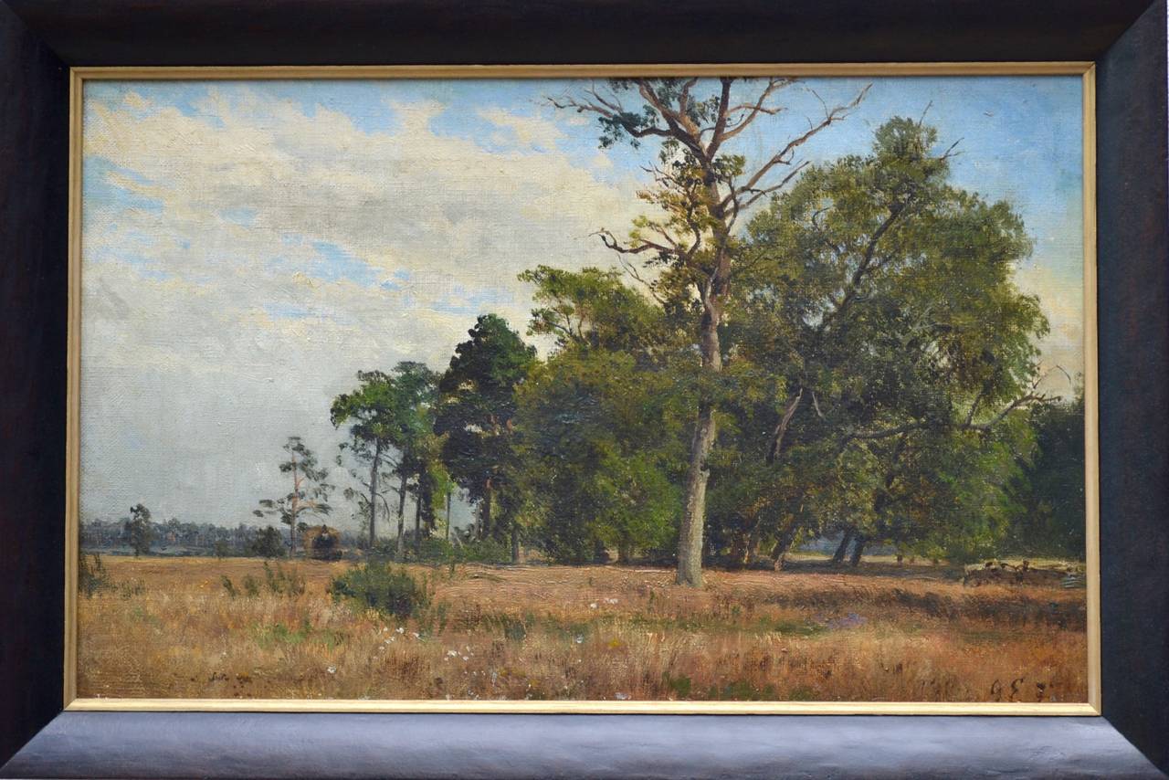 Georg Engelhardt Landscape Painting - Wooded Landscape