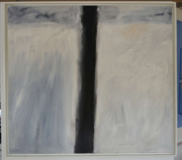 Line and Space: Mixed Media Contemporary Painting by Peter Rossiter For Sale 1