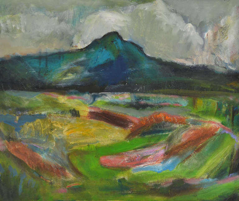 Peter Rossiter Landscape Painting - Blue Mountain