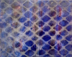Sand Grid: Mixed Media Contemporary Painting by Peter Rossiter