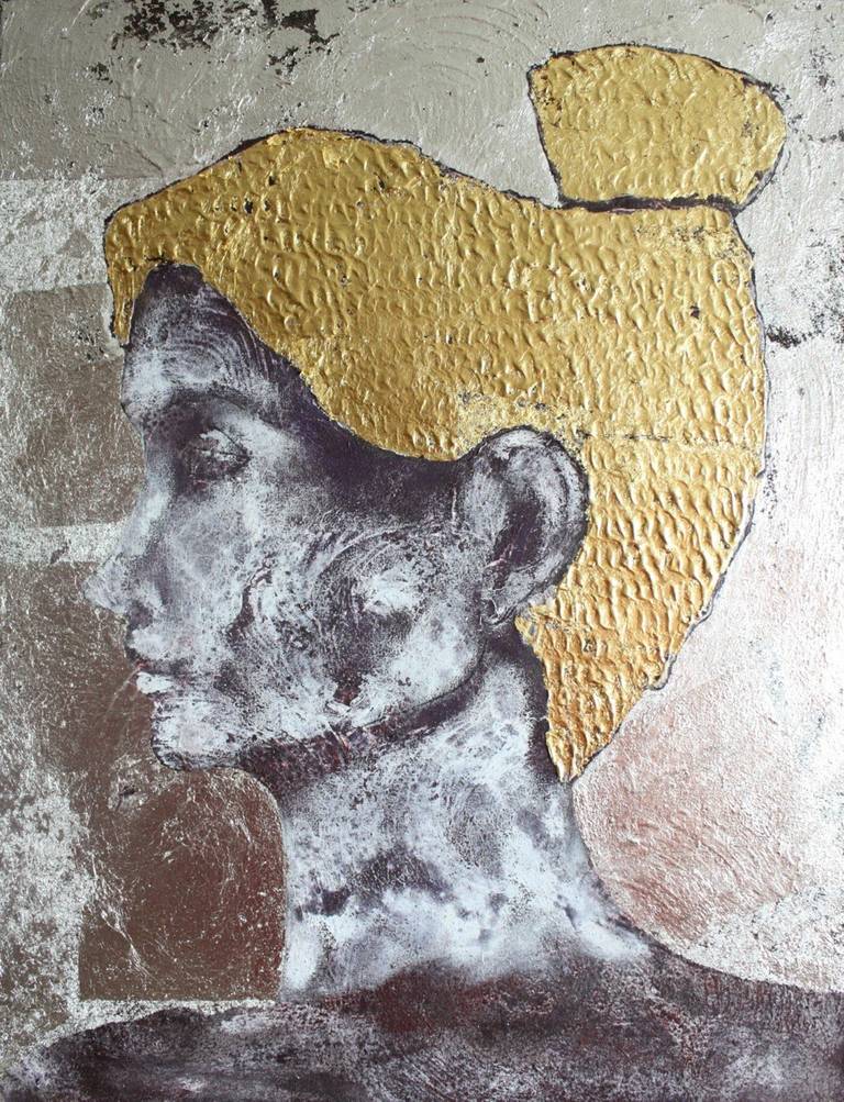Artfully Adorned Aphrodite - Mixed Media Art by Sax Berlin