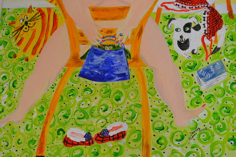 ¡¡Mira El Pajarito !! - Painting de Therese James