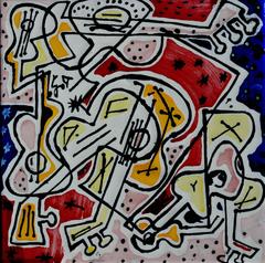 Set of 6 Dali Maurice Duchin Tiles. 1954