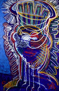 Body Electric. Large Contemporary Neo Expressionist Oil Painting