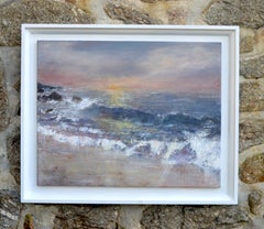 Light Fantastic, Contemporary Seascape Oil Painting