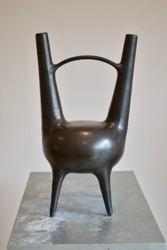1940s Bucchero Vase by Gio Ponti