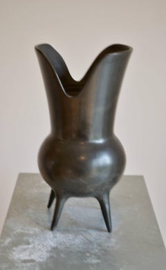 Jarrón Bucchero de los años 40 de Gio Ponti