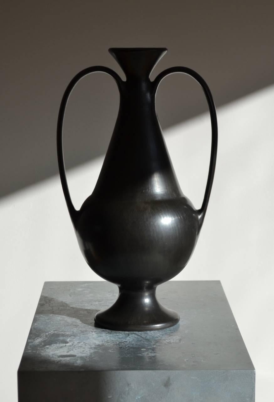 1940s Bucchero Vase by Gio Ponti 5
