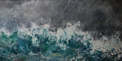 "An Anarchy Of Power" A seascape oil on canvas, contemporary