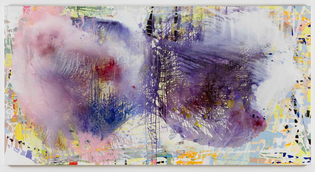 Jackie Saccoccio Abstract Painting - Fleeting Profiles (Cop 663 / Faye)
