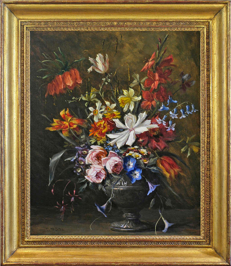Camilla Gobla Still-Life Painting - Flower Piece