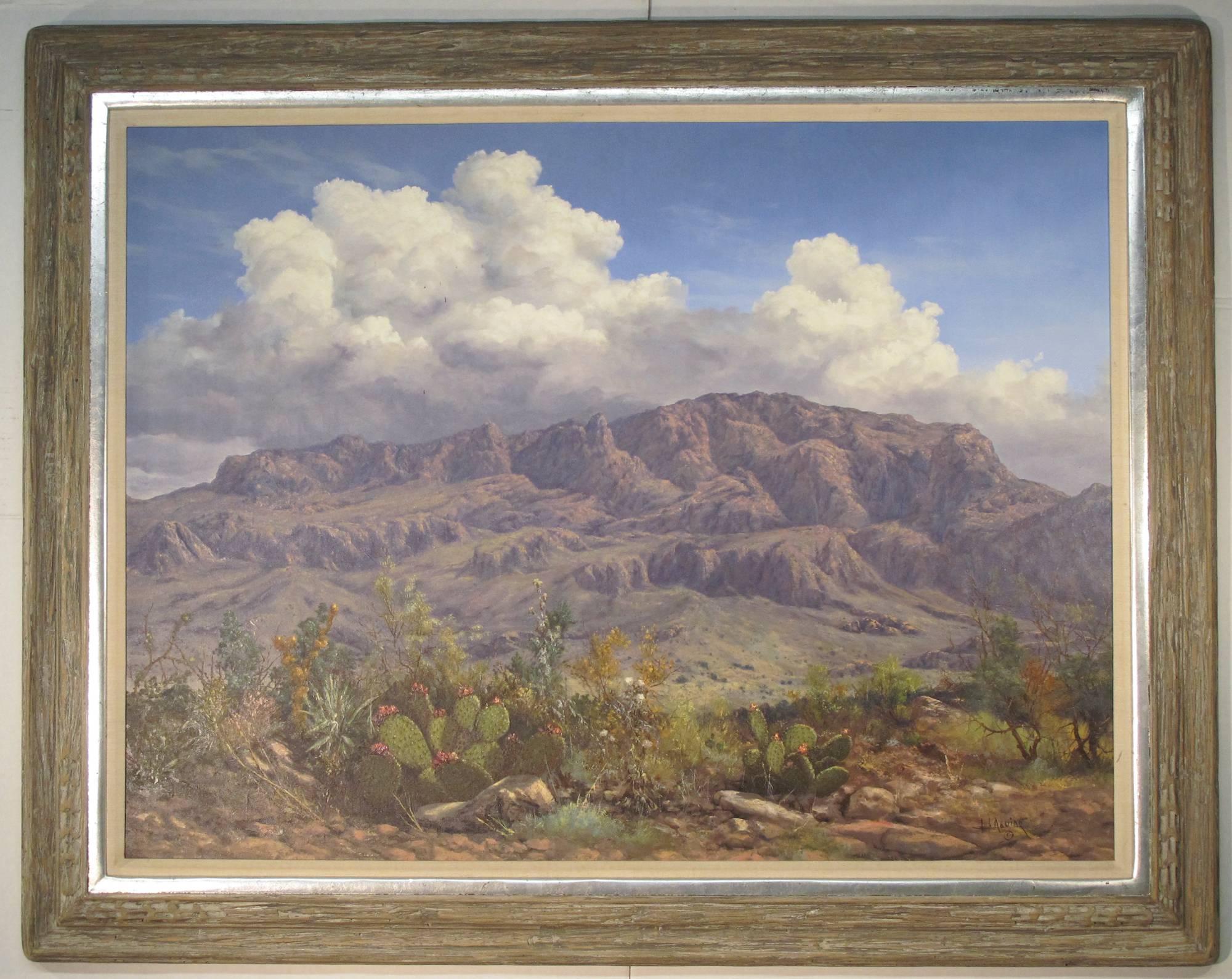 Segundo Huertas Aguiar Landscape Painting - Prickly Pear