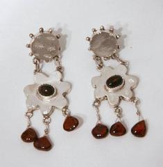 Fleur Opal Hollow Form Earrings