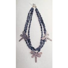 Triple DragonFly Necklace 2