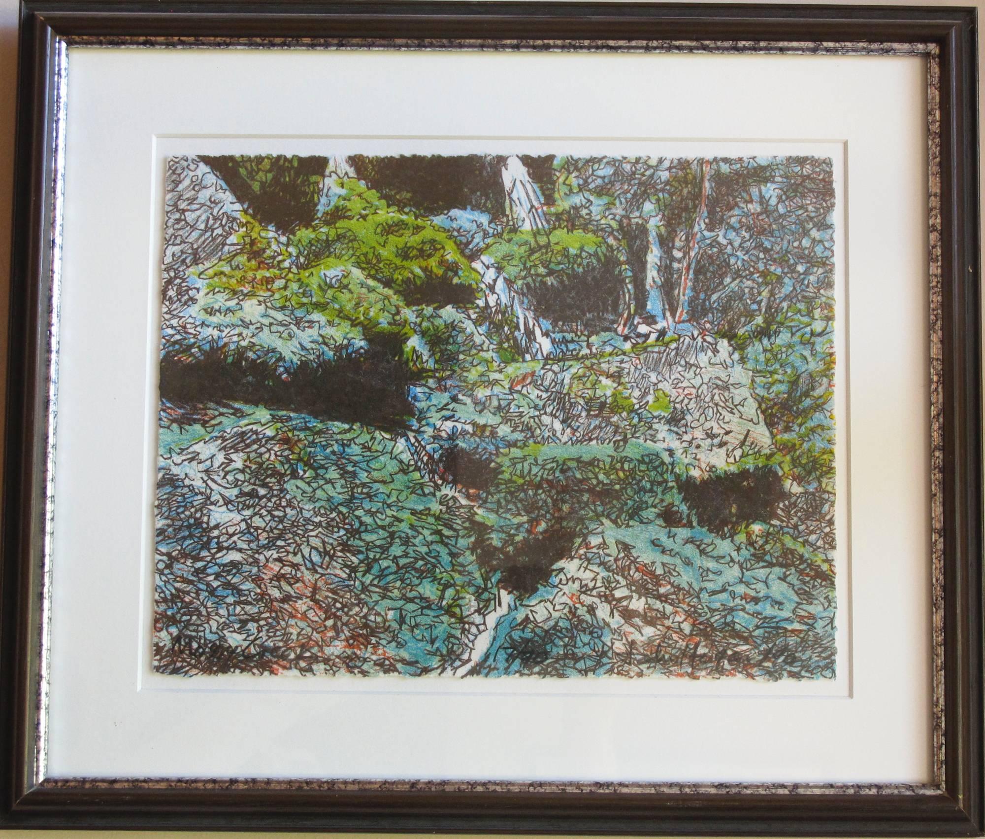 John Hogan Landscape Print - Mossy Creek
