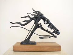 War Pony, Allan Houser, bronze sculpture, running horse, Apache, lifetime casting