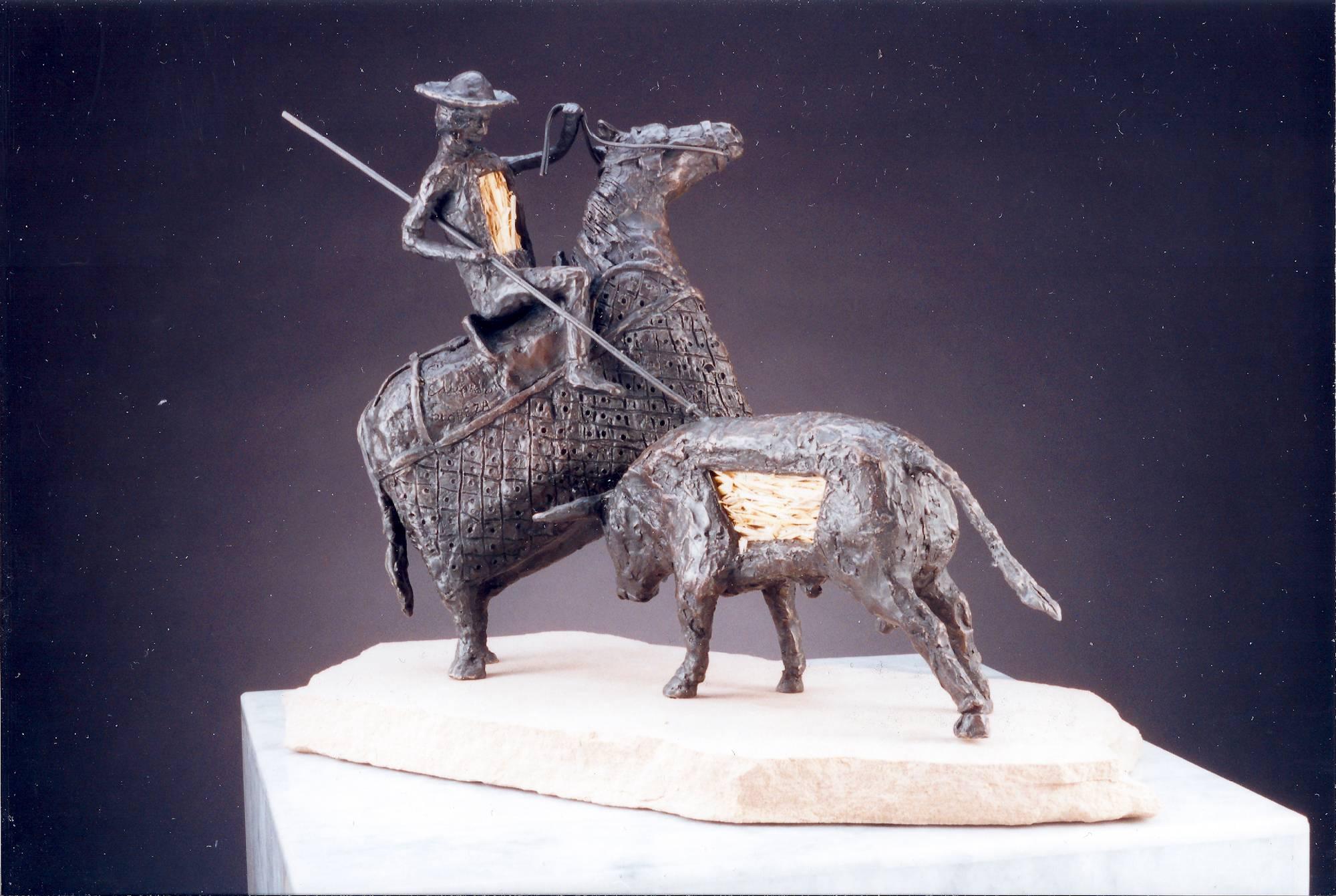 Figurative Sculpture Eduardo Oropeza - El Picador