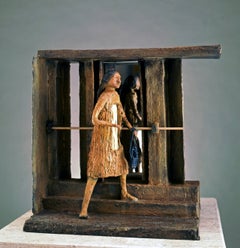 The Ballerina Before the Mirror of Life,  Eduardo Oropeza, woman, ballerina